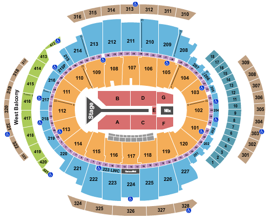 Madison Square Garden Maroon 5 Seating Chart